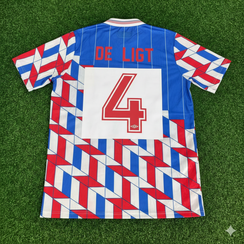 Matthijs de Ligt Ajax Retro Legend Football Jersey Kit