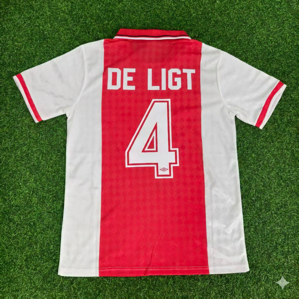 Matthijs de Ligt AFC Ajax Retro Football Jersey
