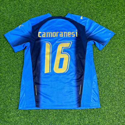 Mauro Camoranesi Italy 2006 World Cup Final Retro Football Jersey