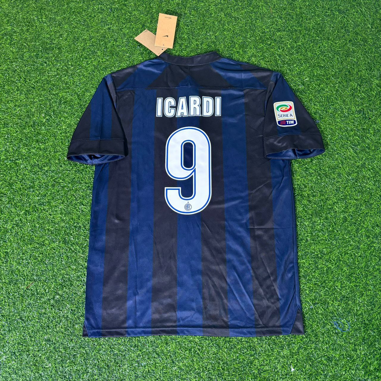 Mauro Icardi Inter Milan 2013–2014 Home Retro Football Jersey Kit