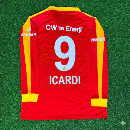 Mario Icardi Galatasaray Legendary Retro Vintage Long Sleeve Football Jersey