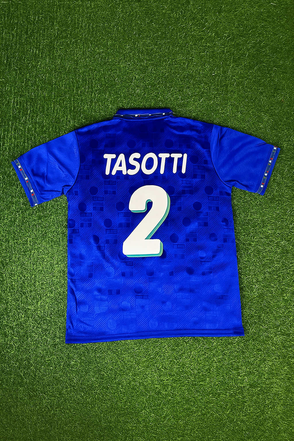 Mauro Tasotti 1994 World Cup Italy Retro Jersey Maillot Trikot Maglia Soccer Shirt