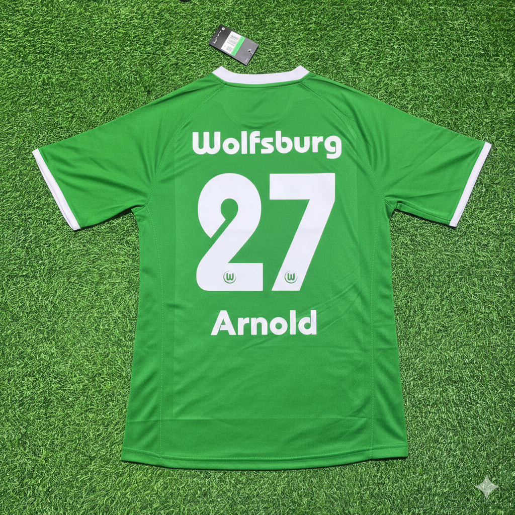Maximilian Arnold VfL Wolfsburg Meisterjahr Retro Fußballtrikot