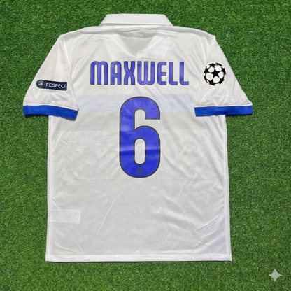 Maxwell Inter 2009/2010 Weißes Retro-Fußballtrikot