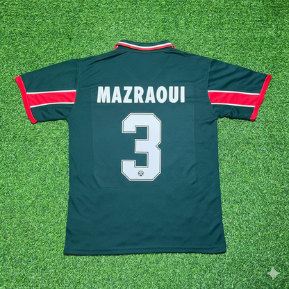 Noussair Mazraoui Morocco Home Retro Football Jersey