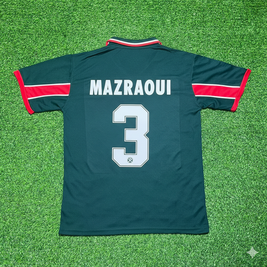 Noussair Mazraoui Morocco Home Retro Football Jersey