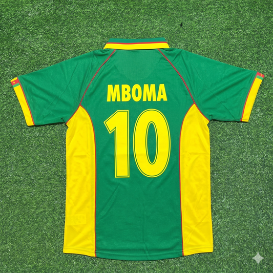 Maillot de football rétro Patrick Mboma Cameroun