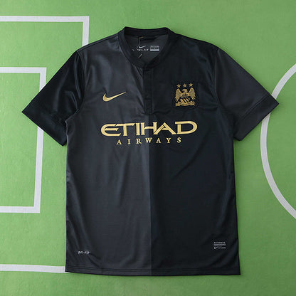 Yaya Toure Manchester City 2013-2014  Retro Kit Jersey Trikot Maglia Soccer Shirt