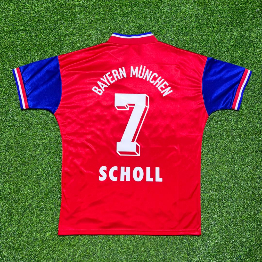 Mehmet Scholl #7 Bayern München 1993 1995 Heim Retro Fußballtrikot