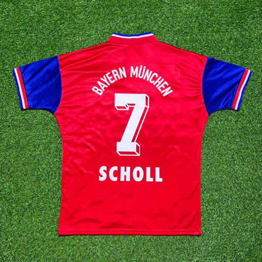Mehmet Scholl #7 Bayern München 1993 1995 Heim Retro Fußballtrikot