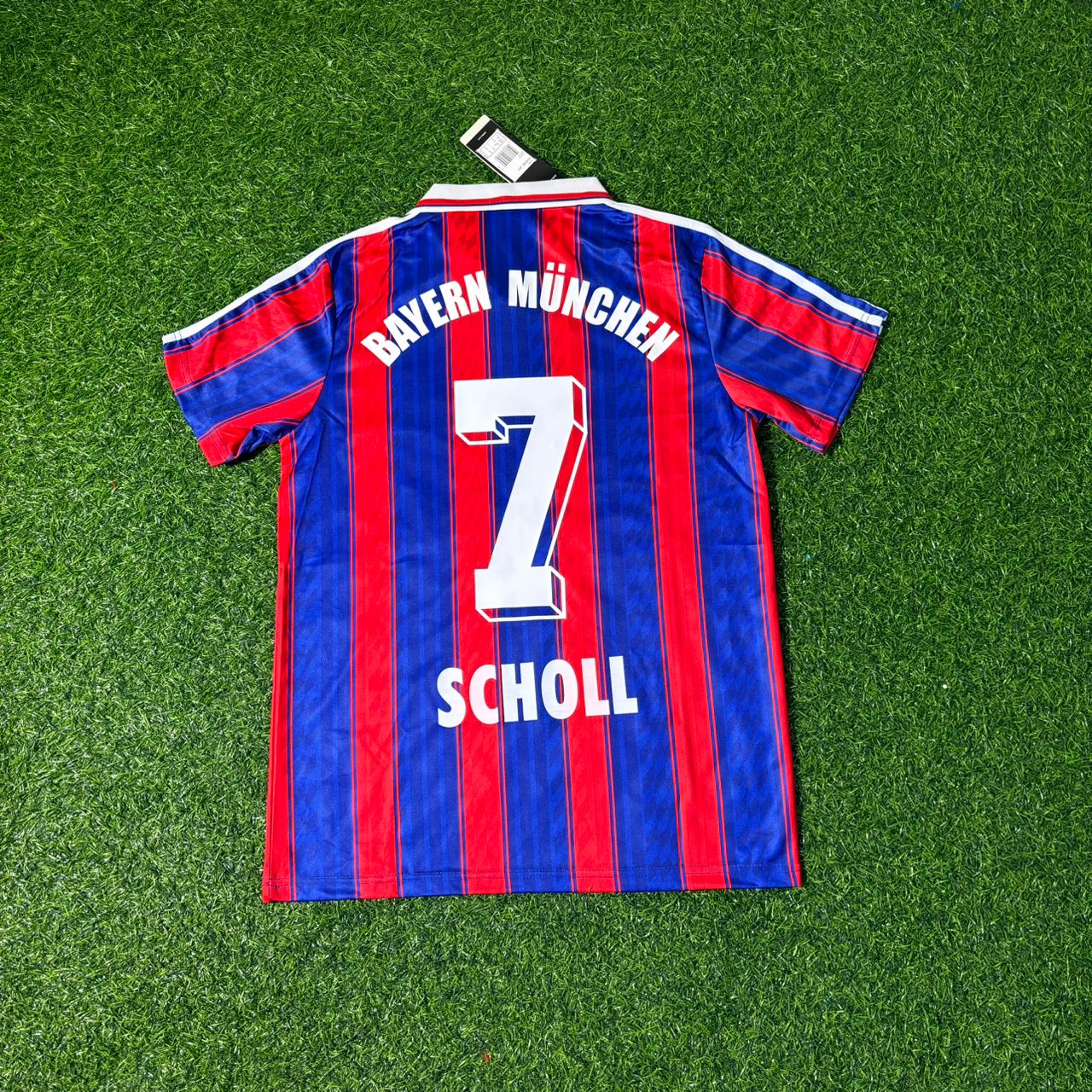 Mehmet Scholl Bayern München 1995–1997 Retro-Fußballtrikot-Set