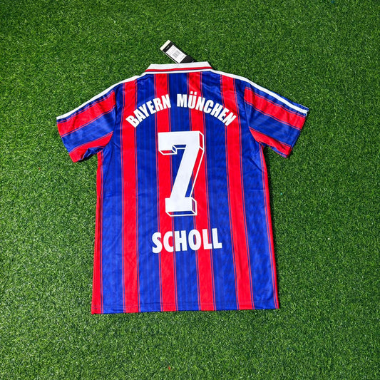 Mehmet Scholl Bayern München 1995–1997 Retro-Fußballtrikot-Set