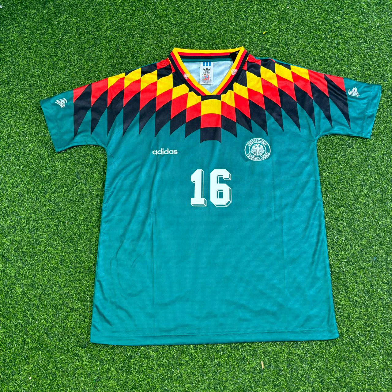 Mehmet Scholl Allemagne Deutschland Maillot Coupe du Monde 1994 Trikot