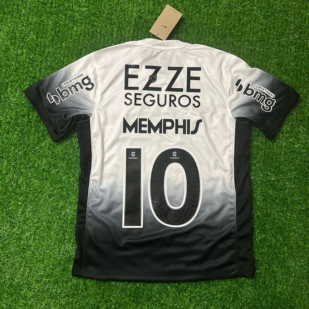 Corinthians Memphis Depay 10 Football Kit Jersey Trikot Maillot Maglia Camiseta
