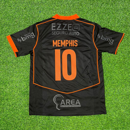 Memphis Depay Corinthians 2025/26 Orange New Season Football Jersey Kit