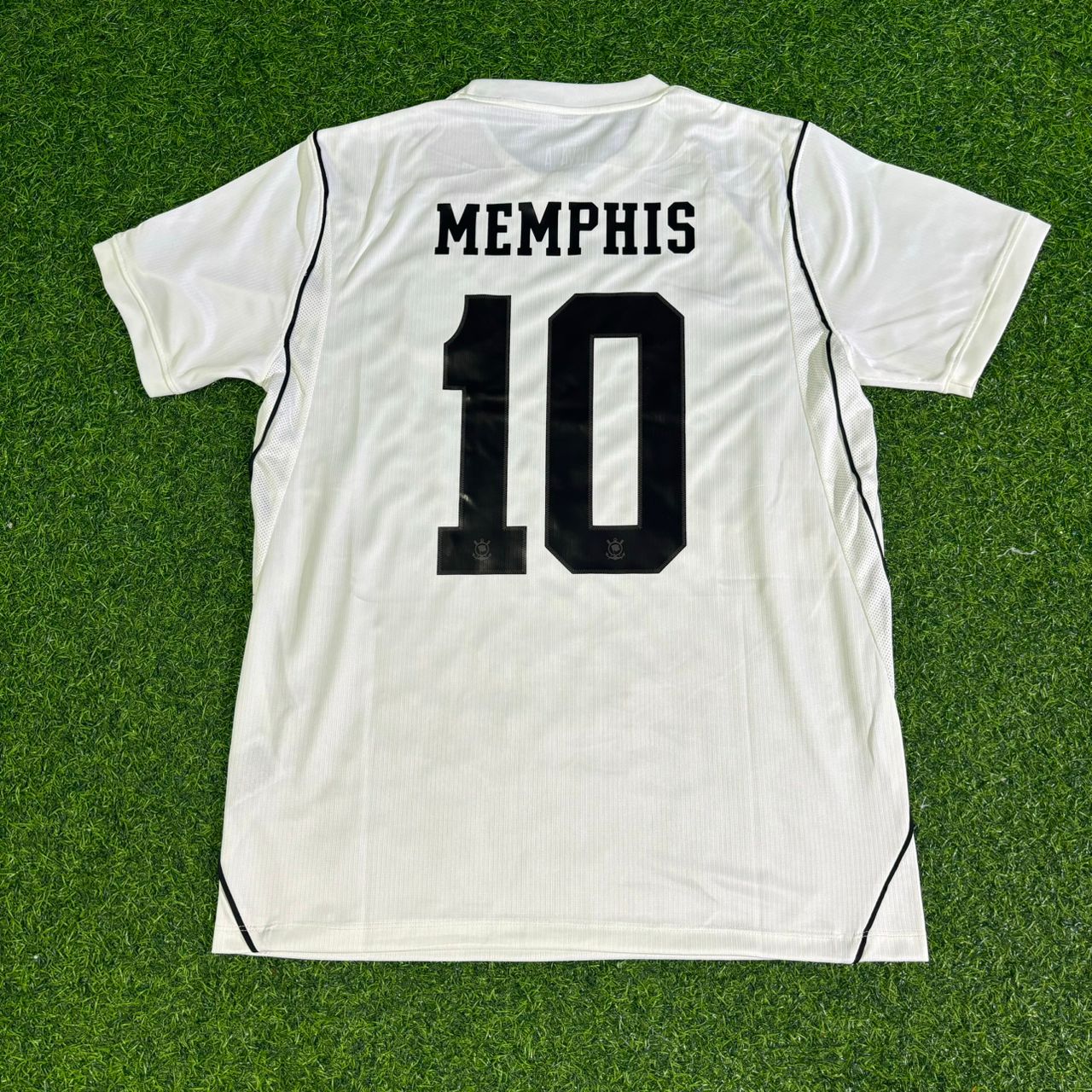 Memphis Depay Corinthians 2026-2027 New Season Home White Football Jersey