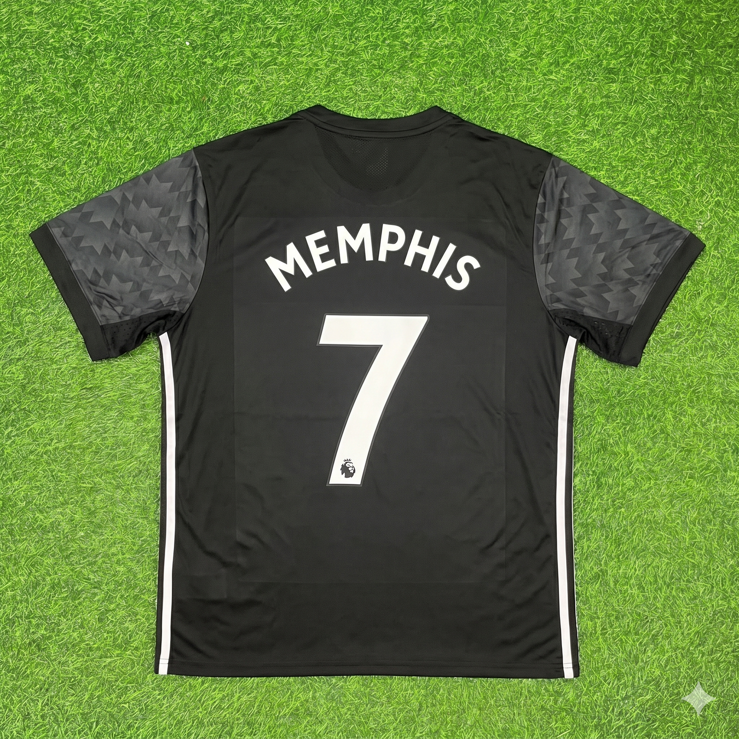 Memphis Depay Manchester United Black Retro Football Jersey