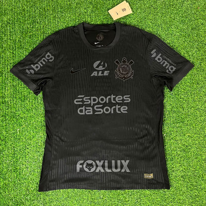 Memphis Depay #94 Corinthians Black Kit Jersey Trikot Maillot Maglia Camiseta Soccer Shirt