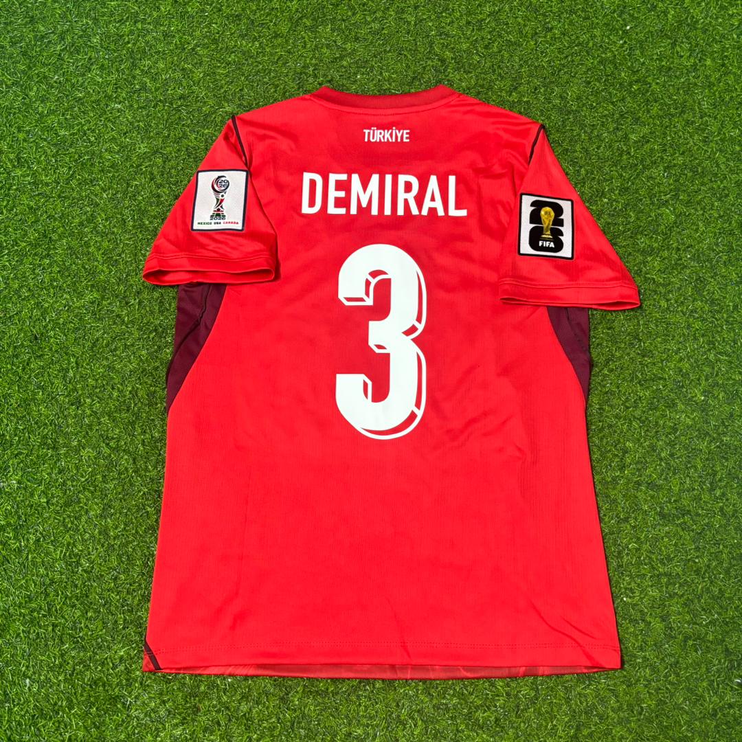 Merih Demiral #3 Turkey Türkiye - World Cup 2026 -Home Red- Jersey Trikot - Maillot Maglia