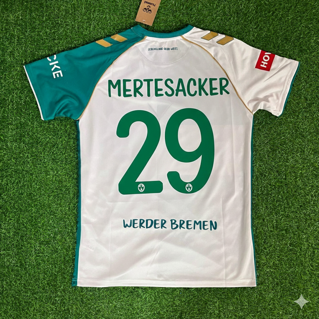Per Mertesacker Bremen Anniversary Trikot Jersey Maillot Soccer Shirt
