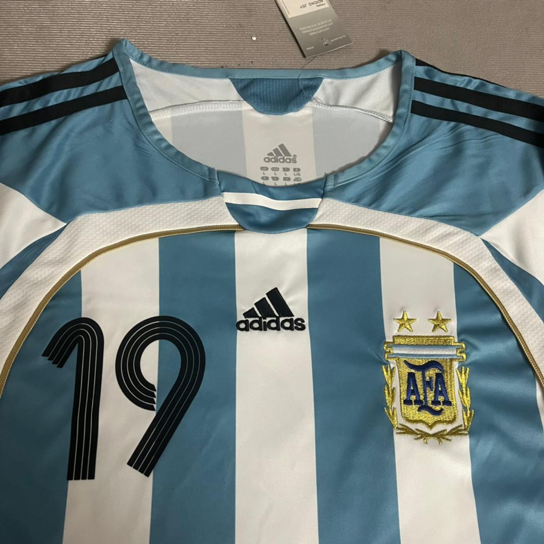 Lionel Messi Argentina Retro Jersey Maillot Trikot Maglia