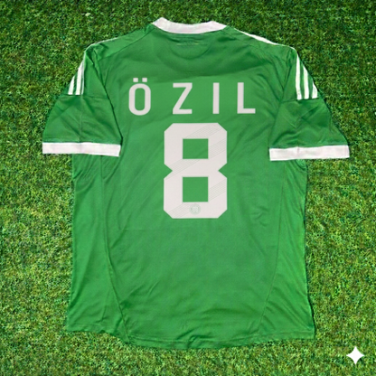 Mesut Özil Deutschland EURO 2012 Grünes Retro-Fußballtrikot