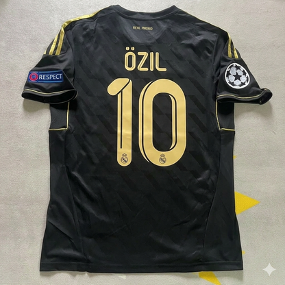 Mesut Özil 10- Real  Madrid 2011-2012  Champions League Retro Jersey Soccer Shirt
