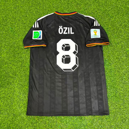 Mesut Özil Germany 2014 World Cup Special Edition Black Retro Football Jersey