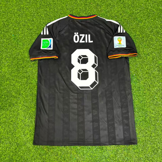 Mesut Özil Germany 2014 World Cup Special Edition Black Retro Football Jersey