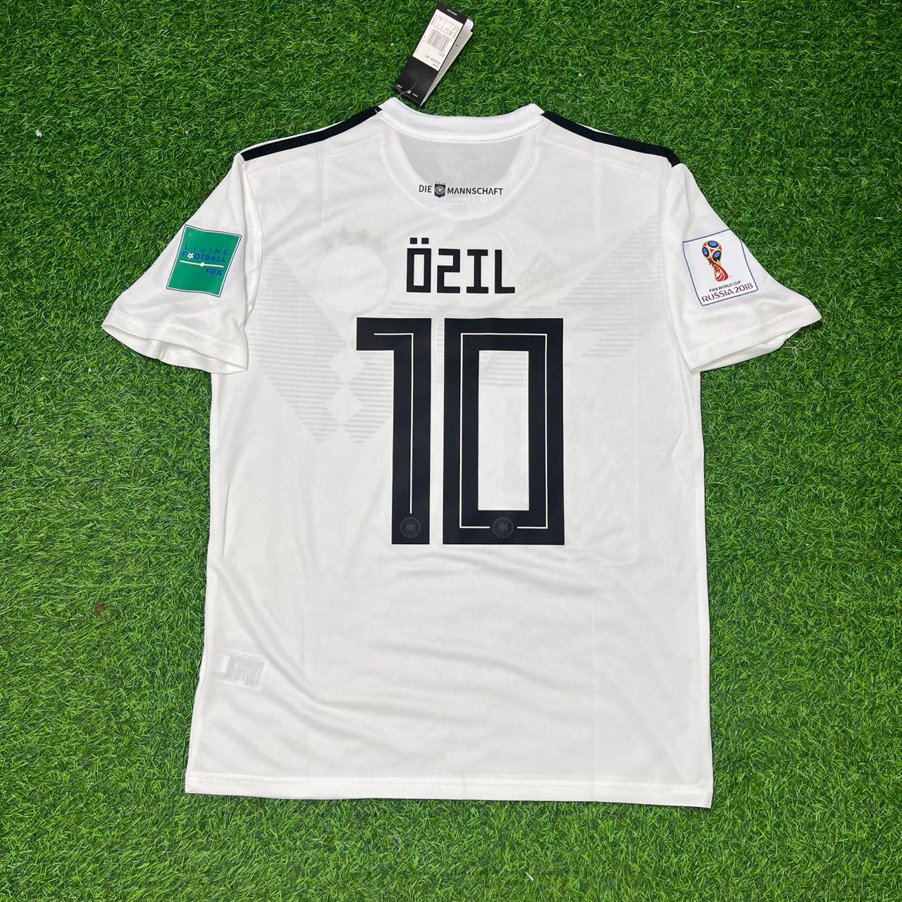 Mesut Ozil Germany Deutschland 2018 World Cup Retro Jersey Trikot