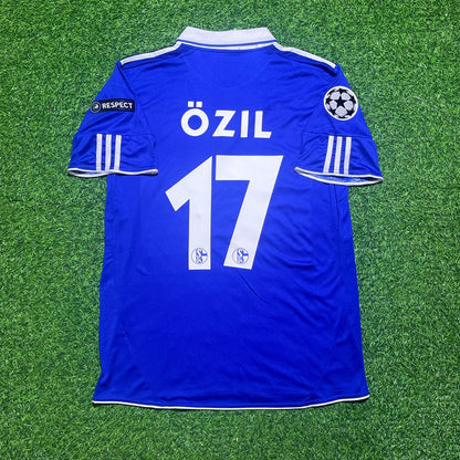 Mesut Ozil Özil Schalke 04 Retro Football Jersey