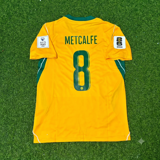 Connor Metcalfe Australia 2026 World Cup Football Jersey