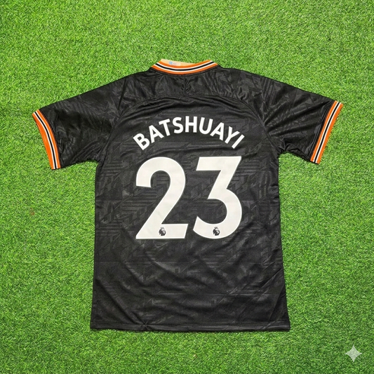 Michy Batshuayi 23- Chelsea 2019/2020 Away Black Retro Football Jersey Kit