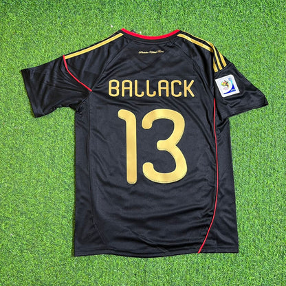Michael Ballack - Germany Deutschland 2010 World Cup Black Jersey Trikot