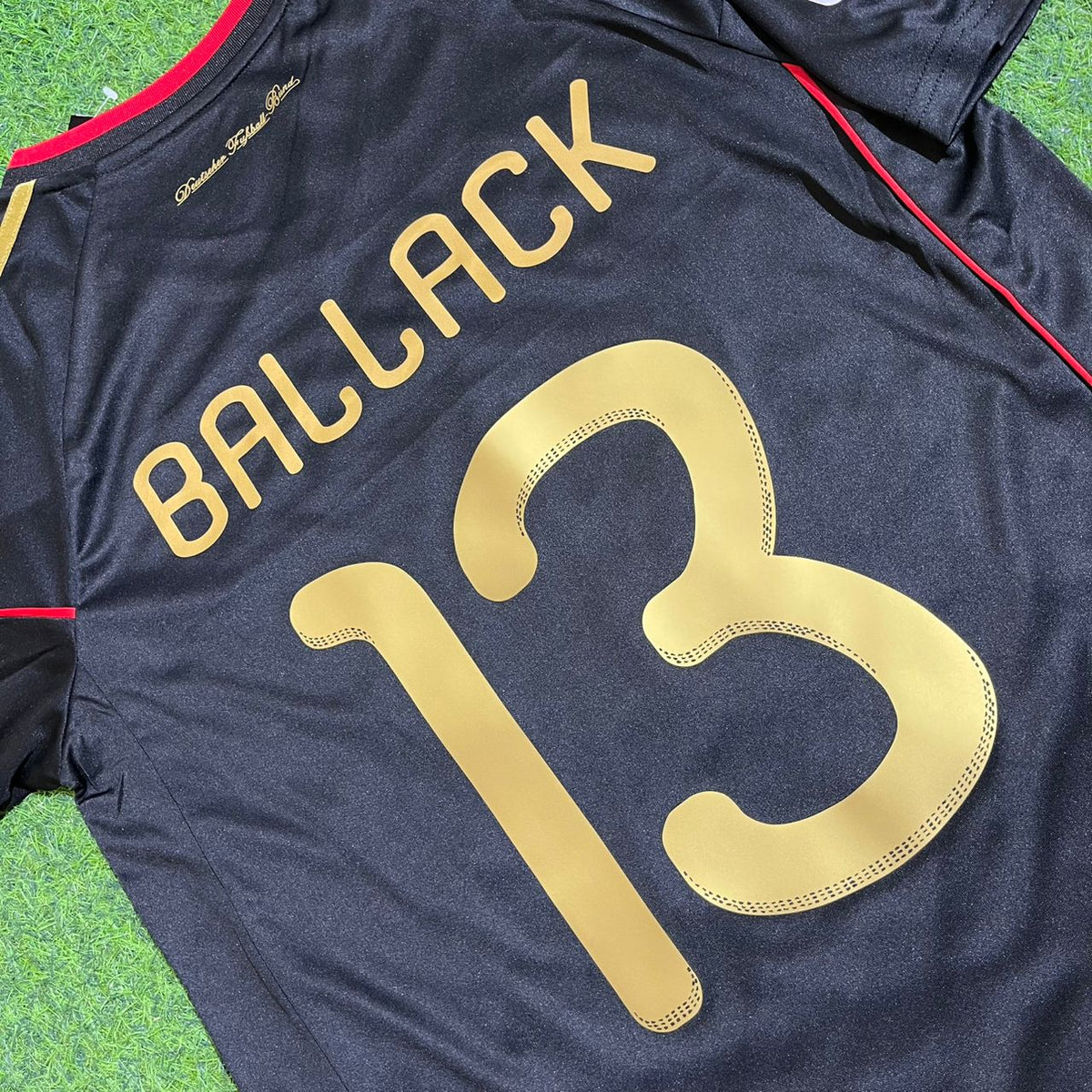 Michael Ballack - Germany Deutschland 2010 World Cup Black Jersey Trikot