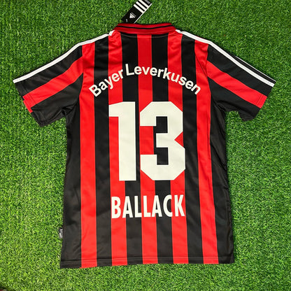 Michael Ballack Bayer 04 2001 2002 Home Retro Heimtrikot Jersey