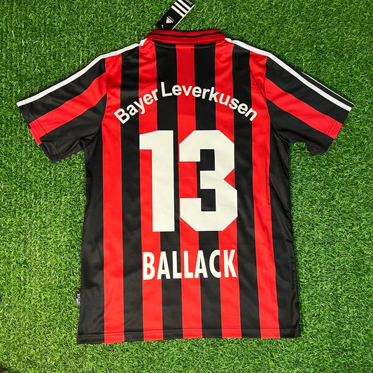 Michael Ballack Bayer 04 2001 2002 Home Retro Heimtrikot Jersey