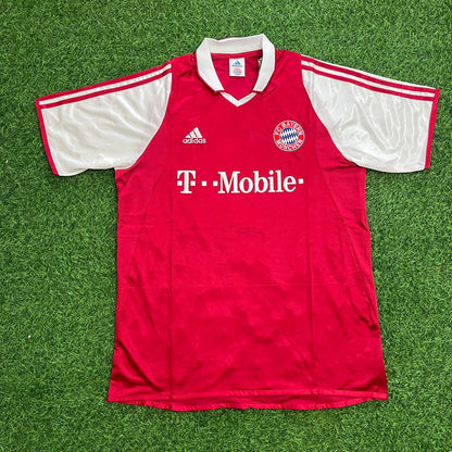 Michael Ballack FC Bayern Munich 2003 2004 Retro Trikot Jersey Jersey Maillot Soccer Shirt