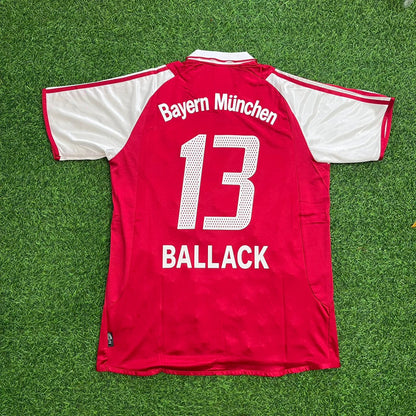 Michael Ballack FC Bayern Munich 2003 2004 Retro Trikot Jersey Jersey Maillot Soccer Shirt