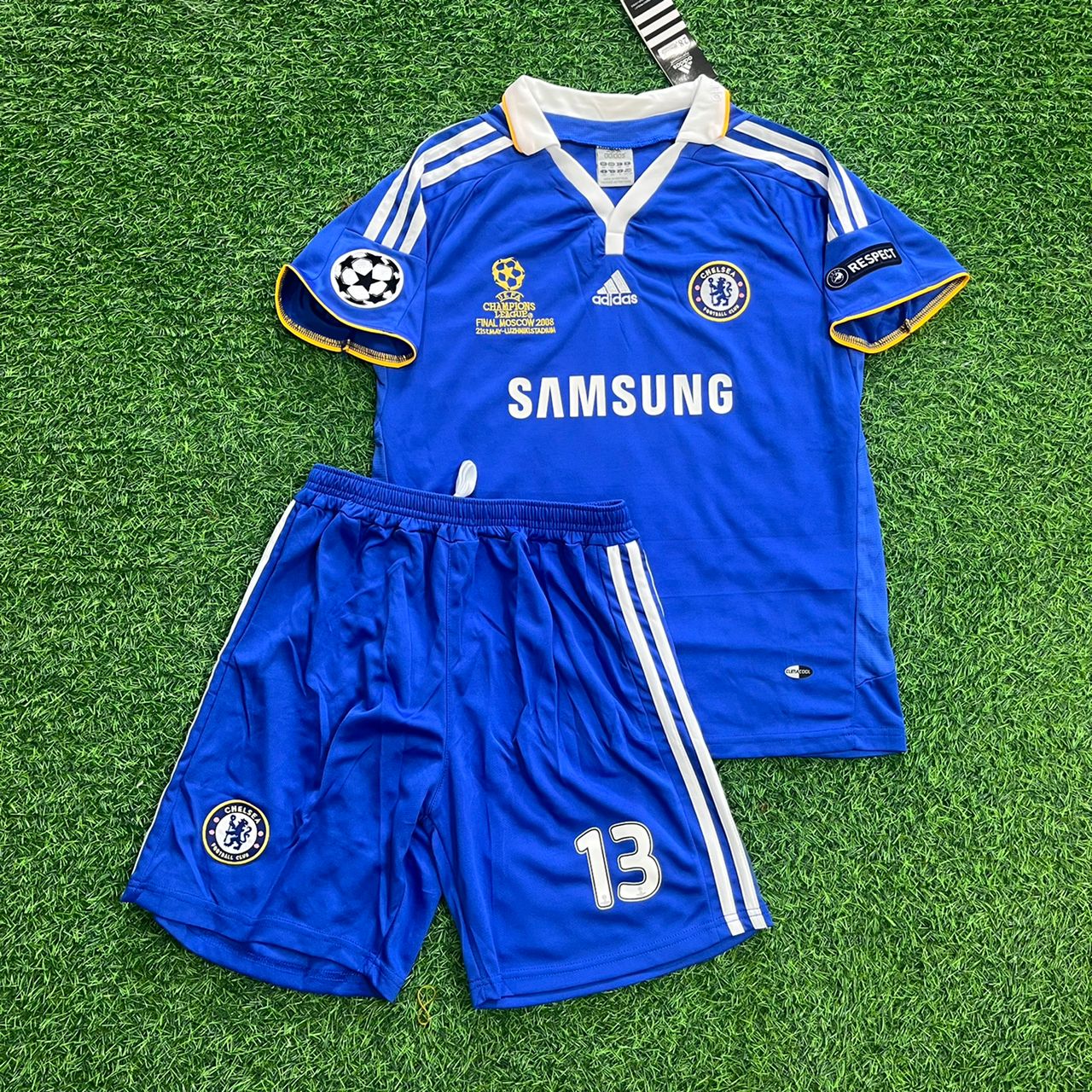 Michael Ballack Chelsea 2008 Final Kids Jersey Kinder Trikot Soccer Shirt