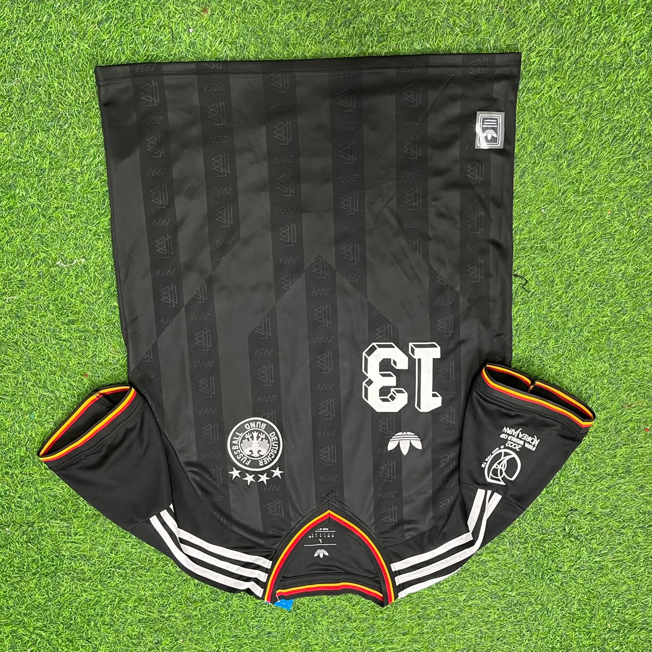 Michael Ballack Germany 2002 World Cup Black Special Retro Football Jersey