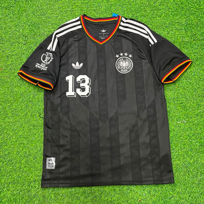 Michael Ballack Germany 2002 World Cup Black Special Retro Football Jersey