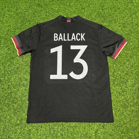 Michael Ballack #13 Germany Black Retro Football Jersey