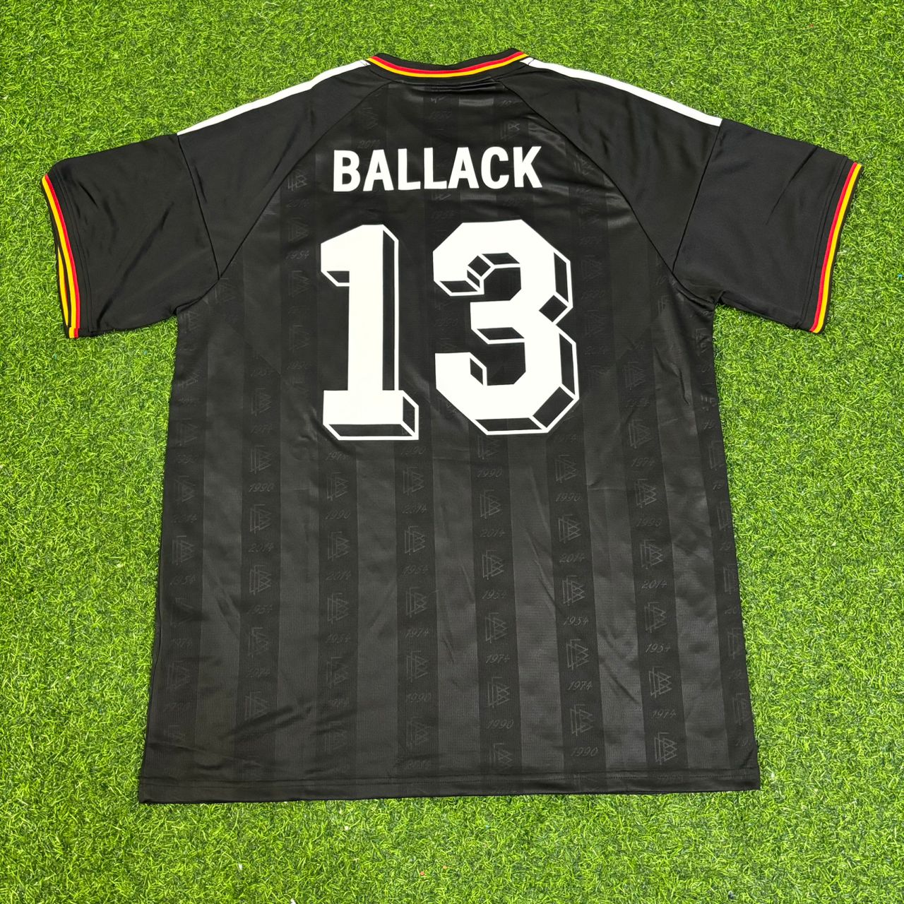 Michael Ballack 13# Germany Black Retro Vintage Football Jersey