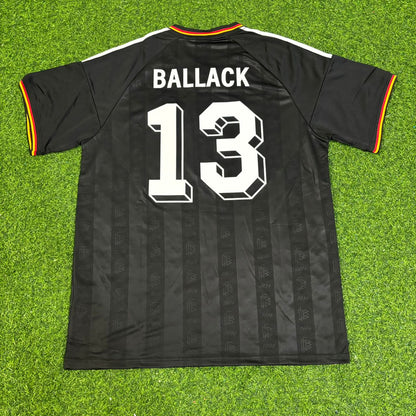 Michael Ballack 13# Germany Black Retro Vintage Football Jersey