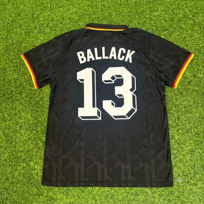 Michael Ballack Germany Black Polo Retro Commemorative Jersey