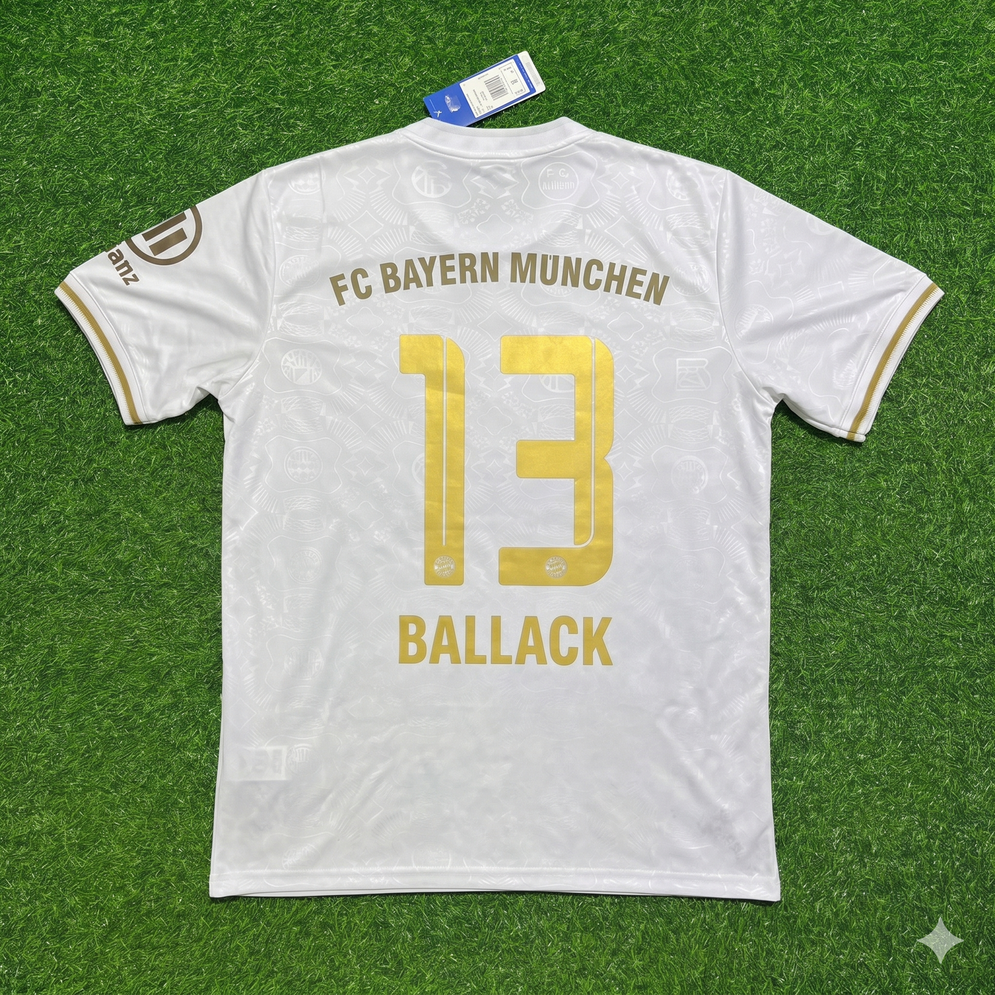 Michael Ballack #13 FC Bayern München 125 Years Anniversary Special-Edition White Jersey