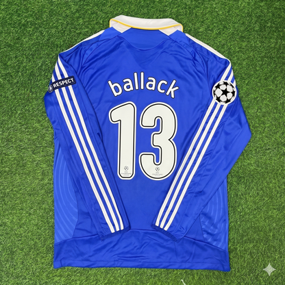 Michael Ballack Chelsea 2008 Champions League Final Long Sleeve Football Jersey