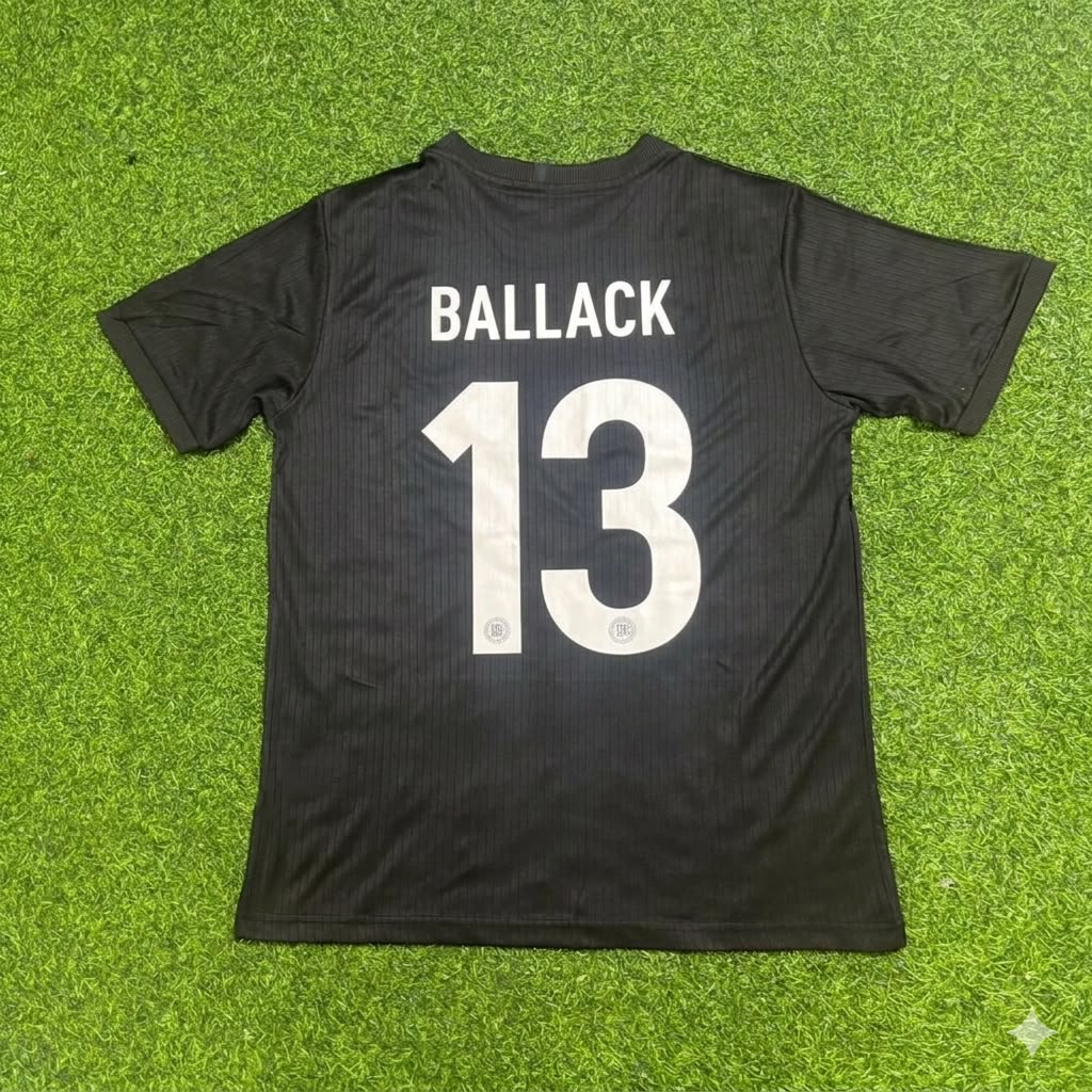 Michael Ballack Germany 125 Years Special Black Football Jersey