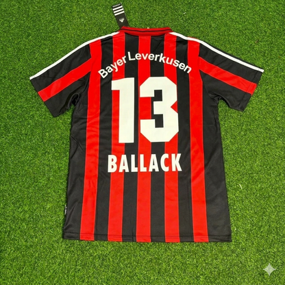 Michael Ballack Bayer Leverkusen 2000/2001 Home Retro Football Jersey